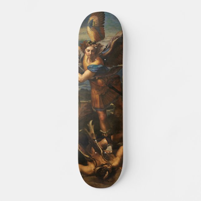 Skateboard Saint Michael Vanquishing Satan (Recto)