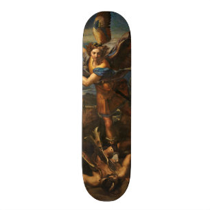 Skateboard Saint Michel vainquant Satan