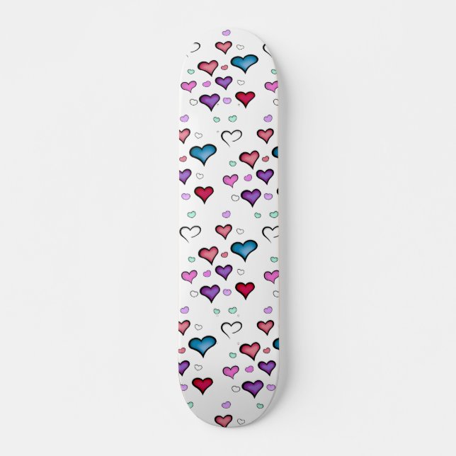 Skateboard Saint Valentin (Devant)