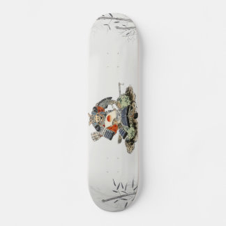 Skateboard Samouraïs Skateboards aquarelle paysage bambou
