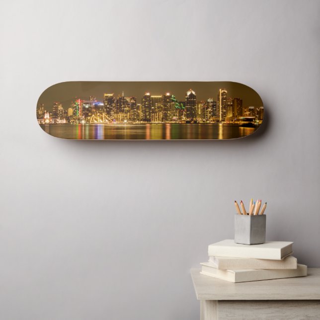 Skateboard San Diego Skyline (Art mural (Horz))