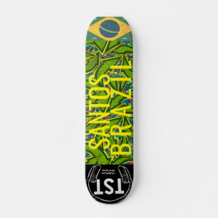 Skateboard SANTOS BRAZIL Skateboard, pont de 7 ¾ po