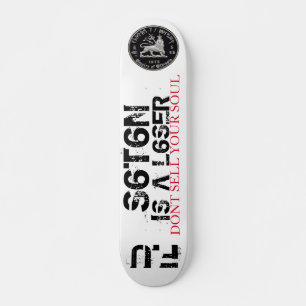 Skateboard SATAN EST UN PERDANT  Ne vendez pas votre âme Skat