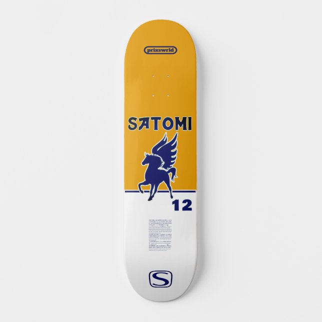 Skateboard satomi motorsport Senna 99T (Recto)