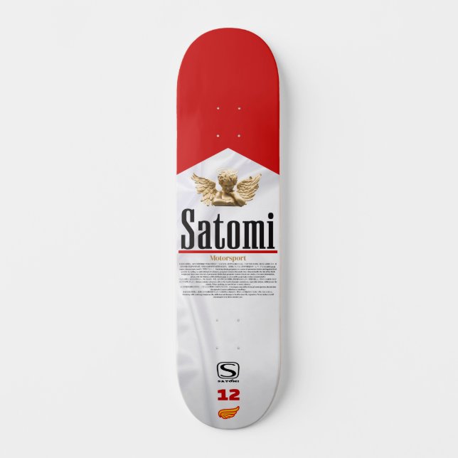 Skateboard satomi motorsports Senna MP4/4 (Recto)
