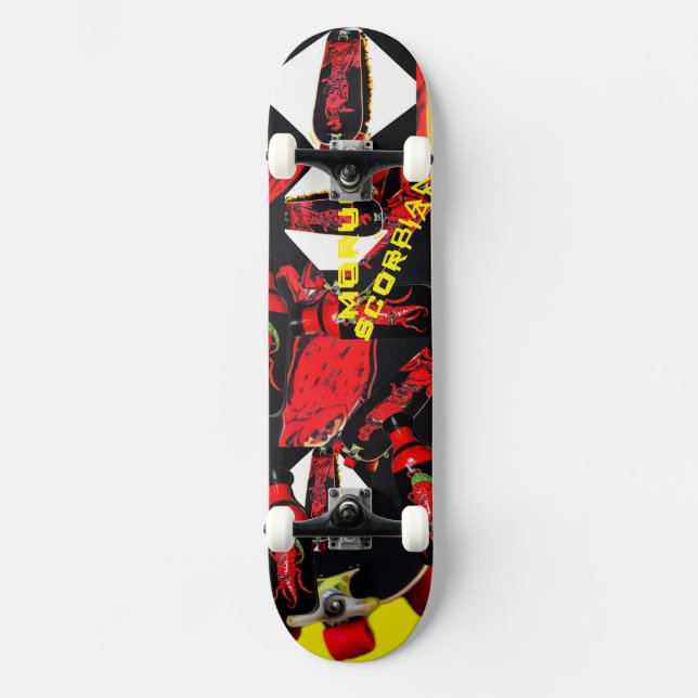 Skateboard Sauce chaude ! #5 "Trinidad Moruga Scorpian" (Recto)