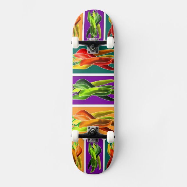 Skateboard Saveur épicée chaude de destin de nourriture de (Recto)