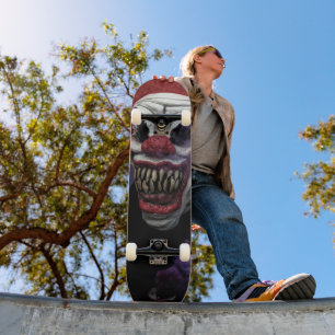 Skateboard Scanner clown effrayant