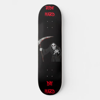Skateboard Scary Grim Reaper