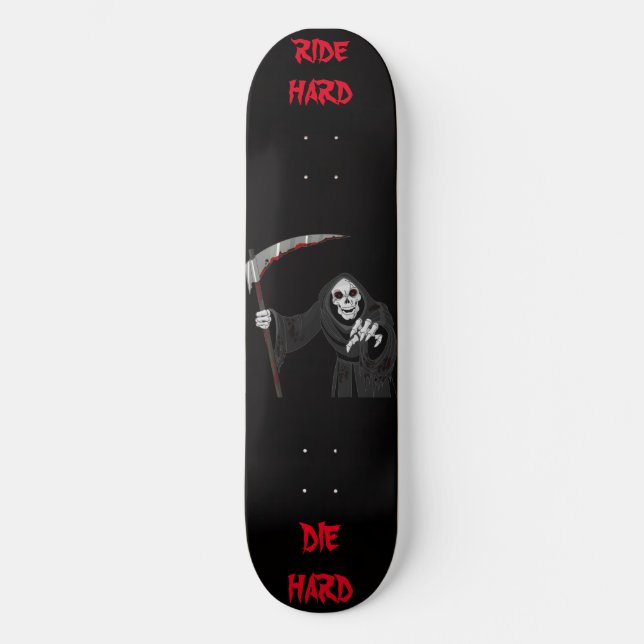Skateboard Scary Grim Reaper (Recto)