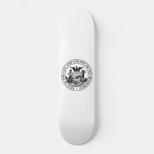Skateboard Sceau de la ville de San Francisco (Californie, US