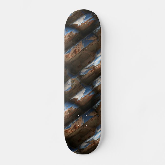 Skateboard Sci-Fi Metal Art 2-5 Skateboards (Recto)