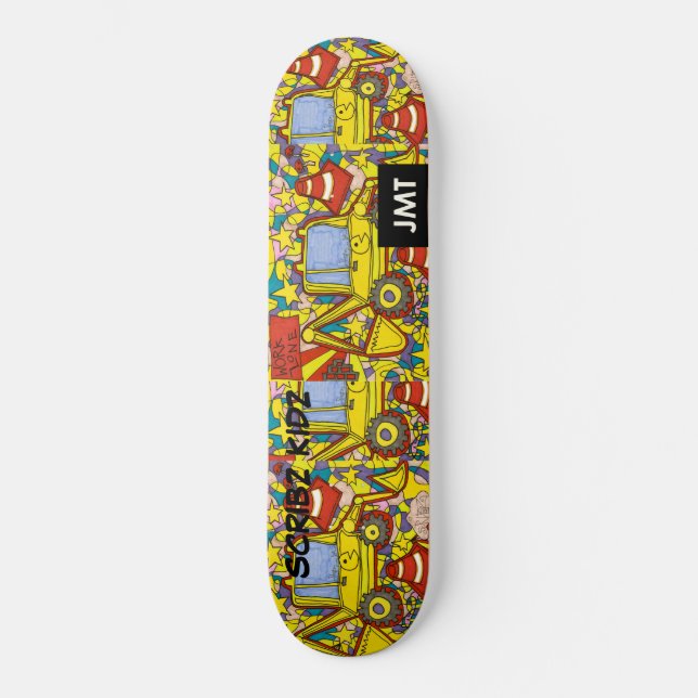 SKATEBOARD SCRIBZ KIDZ SKATEBOARDS  / JMT (Recto)