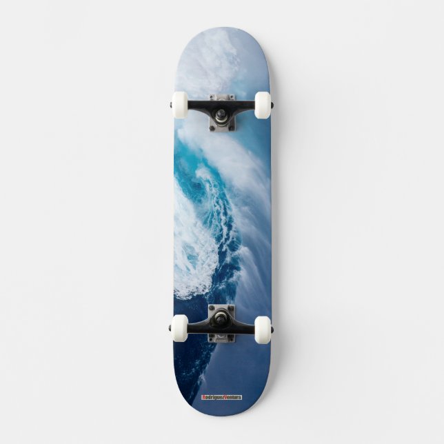 Skateboard Sea Wave Blue Skate Board RV (Recto)