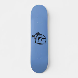 Skateboard Seascape Dolphin