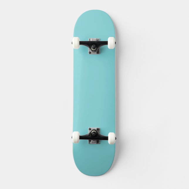 Skateboard Seashore Blue Personnalisé Aqua Arrière - plan Tur (Recto)