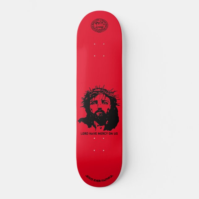 Skateboard Seigneur aie pitié de nous - Skateboard, 8 1/8" De (Recto)