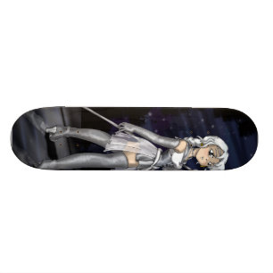 Skateboard Senshi argenté