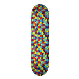 Skateboard Sensibilisation sur l'autisme-Puzzle par Shirley T