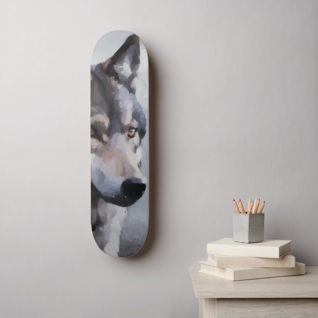 Skateboard Sentinelle au clair de lune (Art mural)