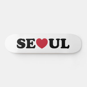 Skateboard Séoul Love Heart