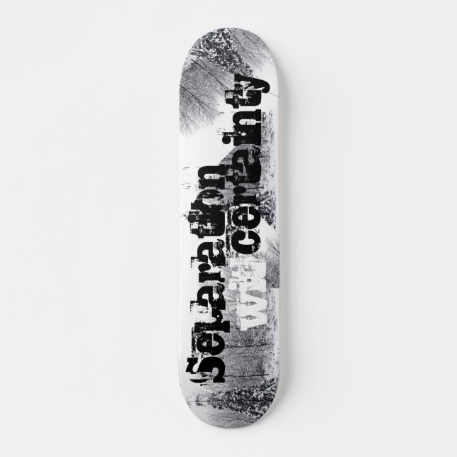 Skateboard séparation de l'incertitude (Devant)
