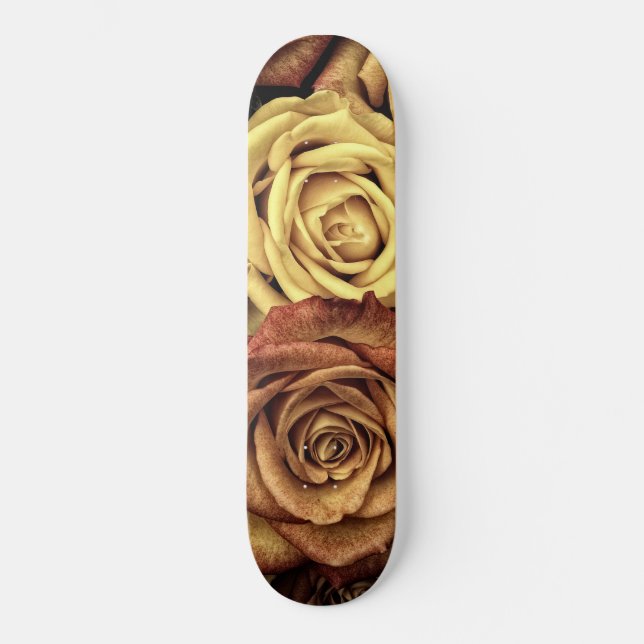 Skateboard Sepia Tinted Roses (Recto)