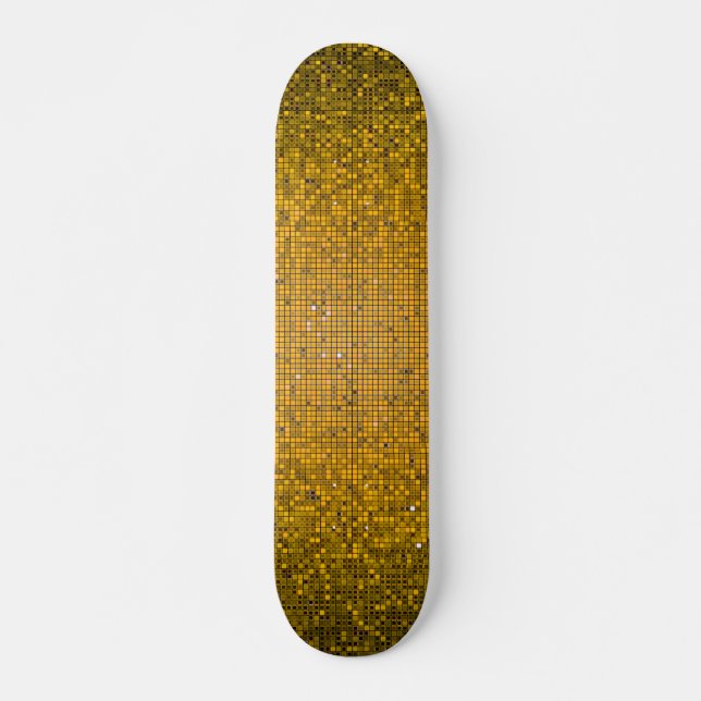 Skateboard Séquence de Parties scintillant jaune Disco Old Sc (Devant)