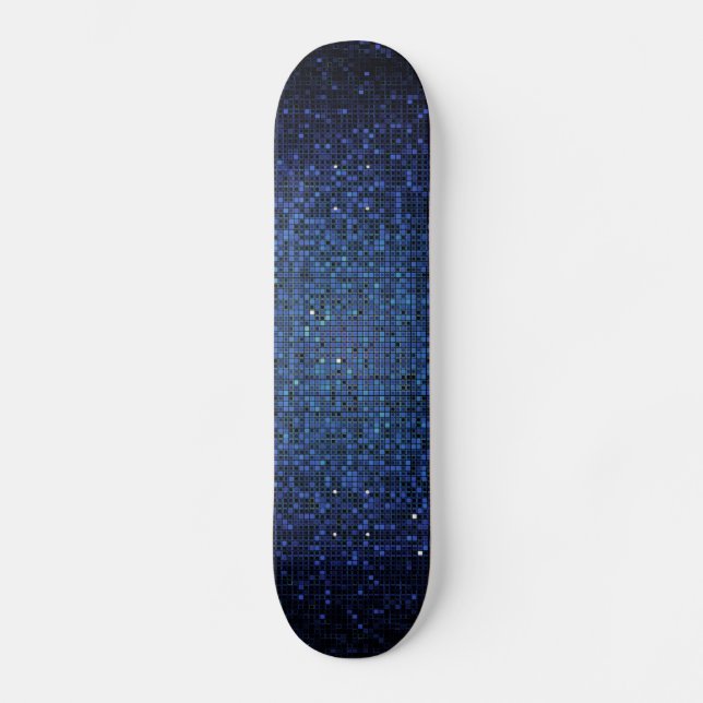 Skateboard Séquin Parties scintillant Bleu Disco Glitz Comp S (Recto)