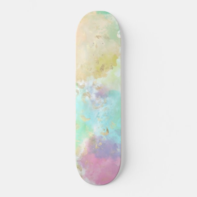 Skateboard Série de design peinture léopard 2   (Recto)