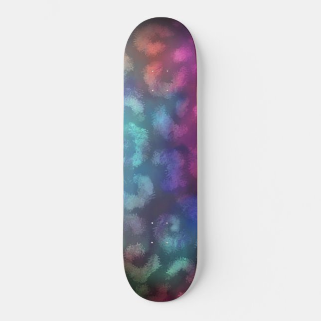 Skateboard Série de design peinture léopard 6   (Recto)