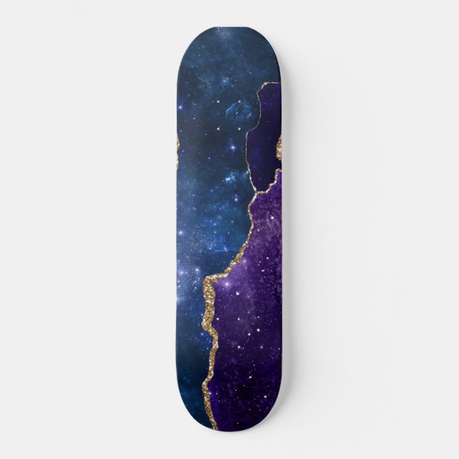 Skateboard Série Galaxie Agate Design 10 (Recto)