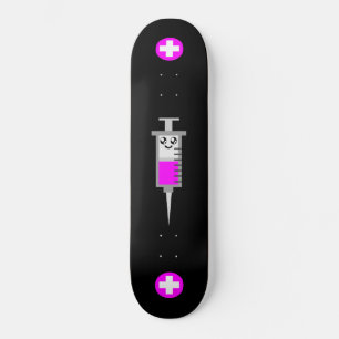 SKATEBOARD SERINGUE MÉDICALE KAWAII TIR CROSS DECK