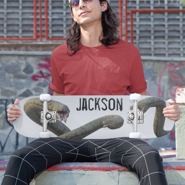 Skateboard Serpent Nom personnalisé Monstre Hydra (Créateur téléchargé)