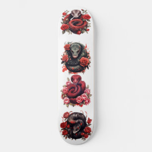 Skateboard Serpent Rouge