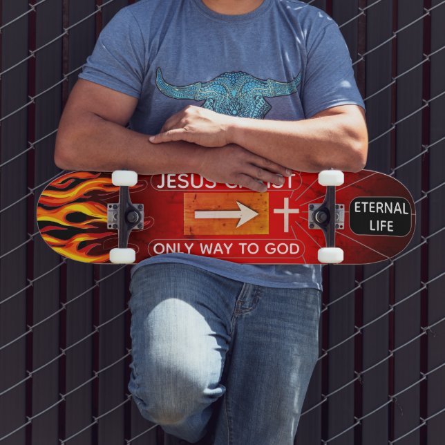 Skateboard Seul chemin vers Dieu (Extérieur 3)