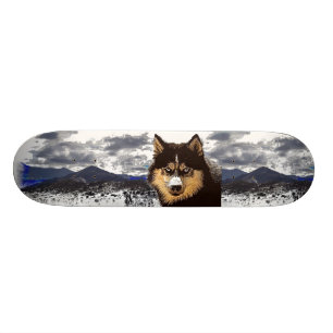 Skateboard Sibérien Husky
