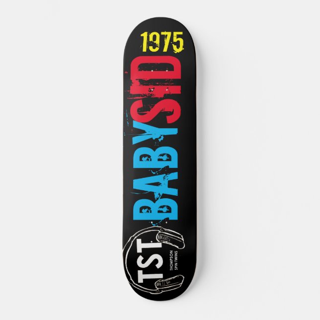 SKATEBOARD SID BÉBÉ 1975 SKATEBOARDS / JMT USA (Recto)