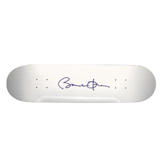 Skateboard Signature de Barack Obama