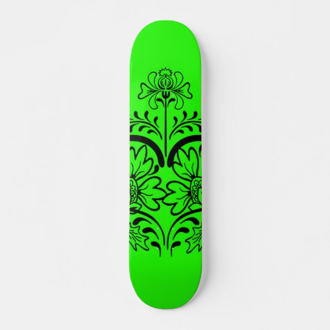 Skateboard Signature Green Seth tendu Custom Pro Park Board (Devant)