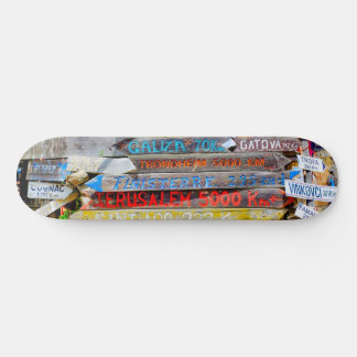Skateboard Signe de distance