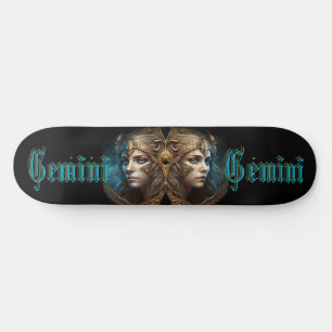 Skateboard Signe du zodiaque Gémeaux