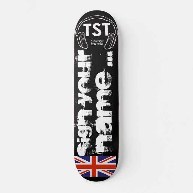 SKATEBOARD SIGNER VOTRE NOM ... (Recto)