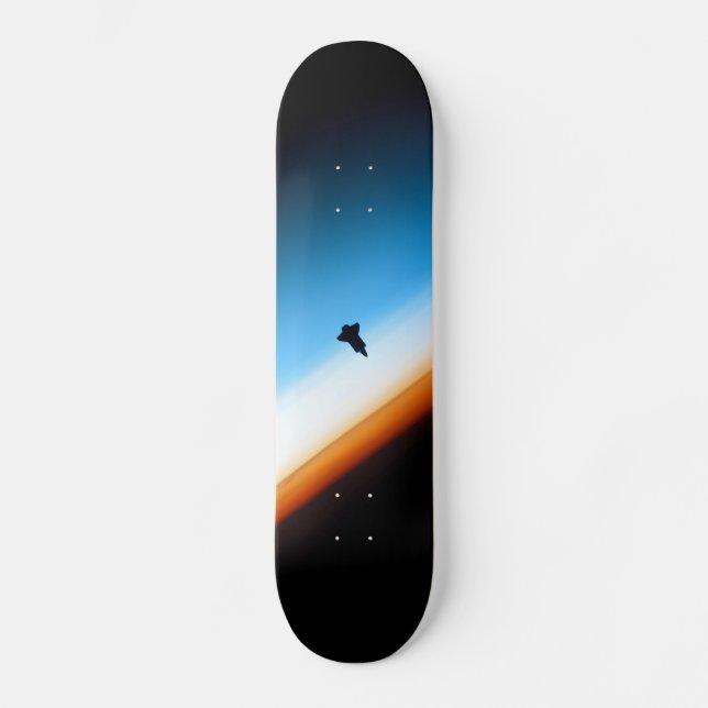Skateboard Silhouette de l'effort de navette spatiale (Recto)