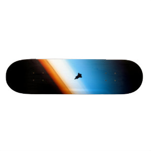 Skateboard Silhouette de l'effort de navette spatiale