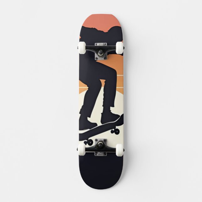 Skateboard Silhouette - Patinage minimum (Recto)