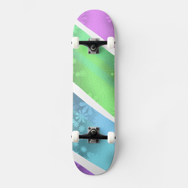 Skateboard simple couleur unie minimale personnalisée personn (Recto)