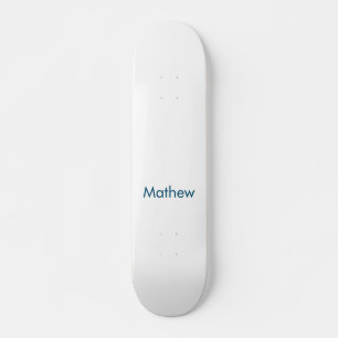 Skateboard simple initial letter monogram add your name lett