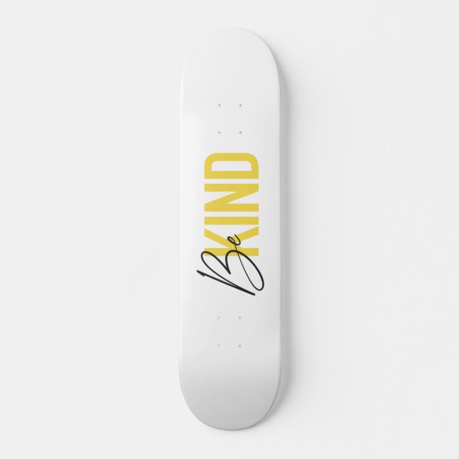 Skateboard Simple, moderne, urbain cool design dynamique Be K (Devant)