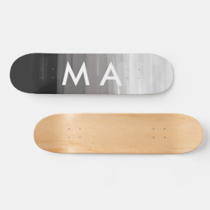 Skateboard Simple monogramme ajouter votre nom lettre man min